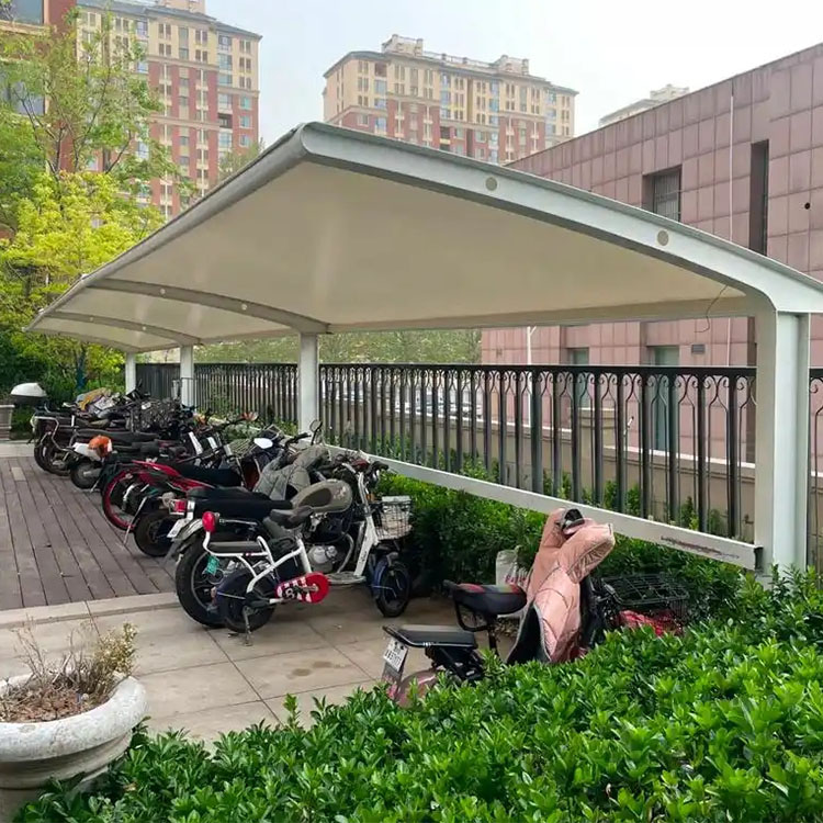 杨浦区膜结构电动车棚